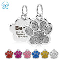 Engraved Pet ID Tag: Personalized Nameplate Keyring Safety