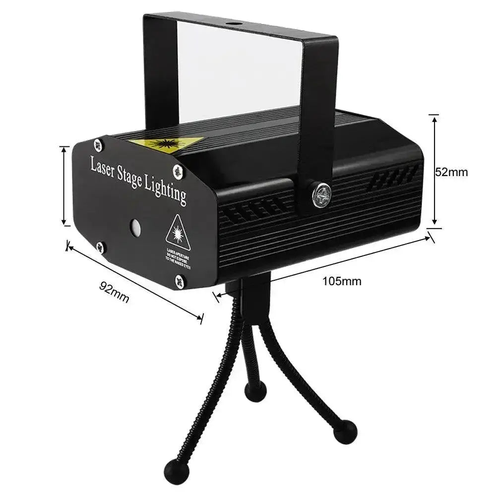 Party Ready Mini LED Laser Light Projector With Remote