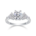 Elegant Gold Plated Moissanite Ring