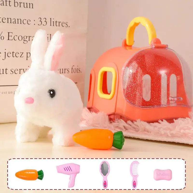 Interactive Pet Care Set Electric Plush Toy Bundle For Kids