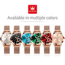 Olevs Stainless Mesh Womens Watch