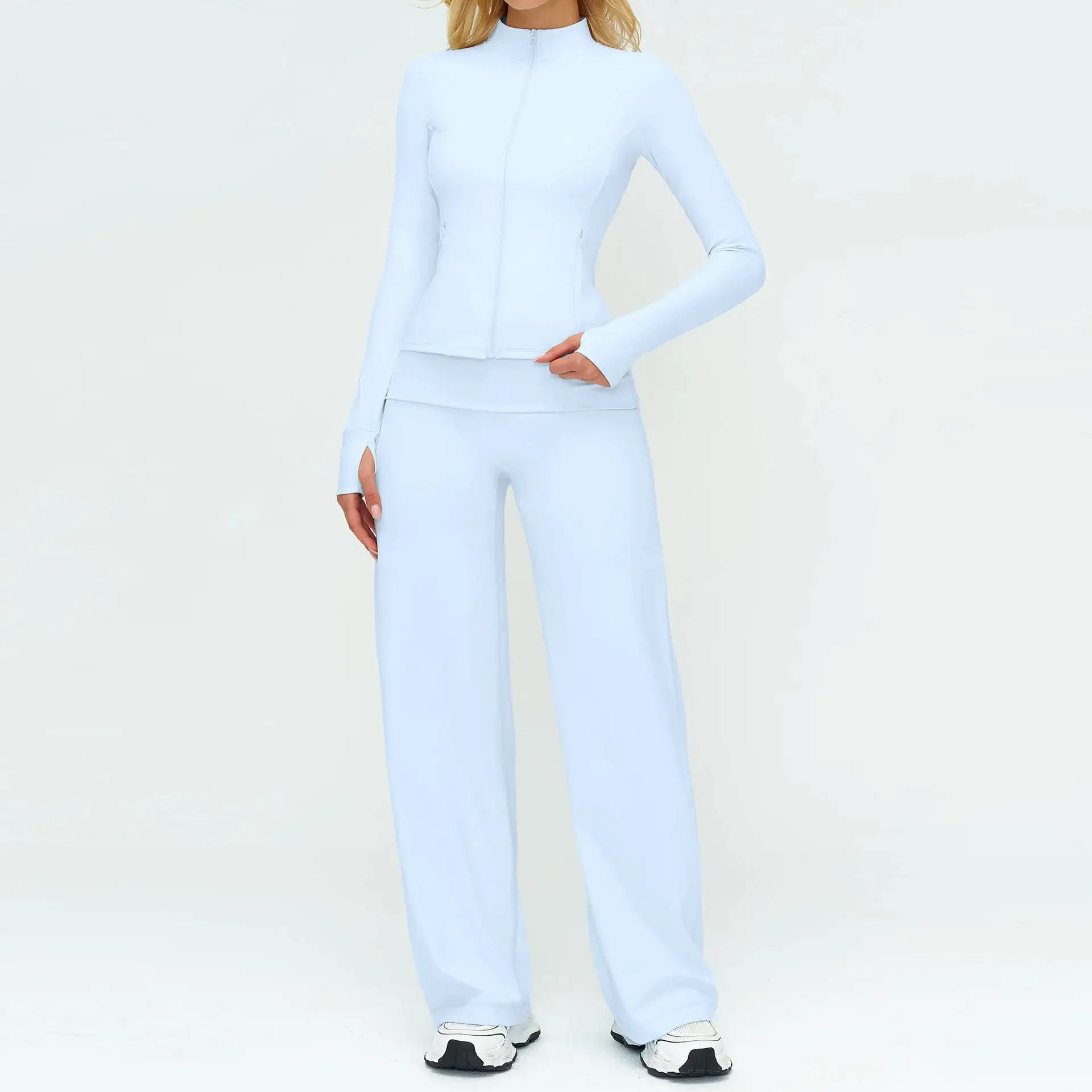 2/3PCS Yoga Set Women Tracksuit Workout Sportswear Gym Clothing Fitness Long Sleeve High Waist Leggings Sports Suit Yoga Outfits