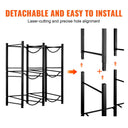 Tier Water Bottle Rack Black