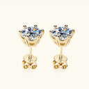 Premium Moissanite Wedding Stud Earrings