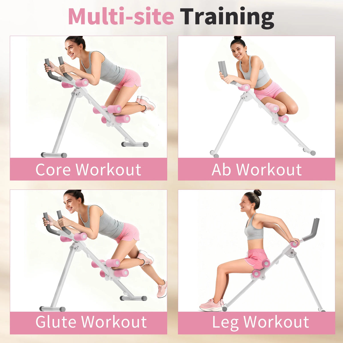Abdominal Ab Machine Trainer Core Workout Foldable Home Gym — product view 6