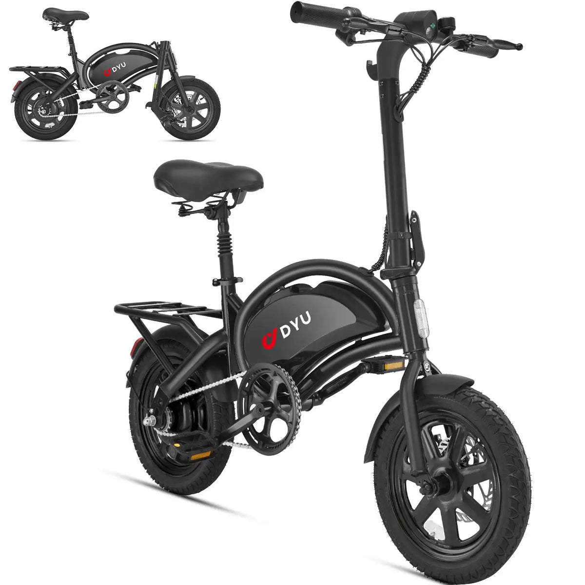 Dyu City Folding Ebike — product view 8