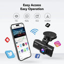 4K Dash Cam With GPS For Night Vision