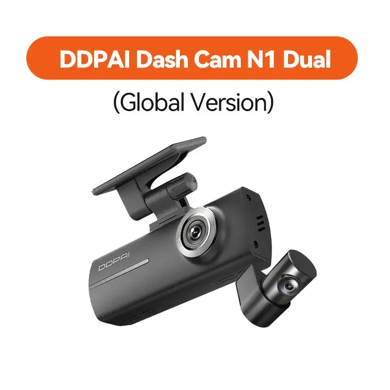 DDPAI N1 Dual 1296P Dash Cam Front and Rear Recording 135 Degree Wide Angle IPS Battery Protection Smart Parking Monitor App Con