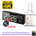 Mini 4K Alarm Clock Camera With Remote Viewing Motion Detection