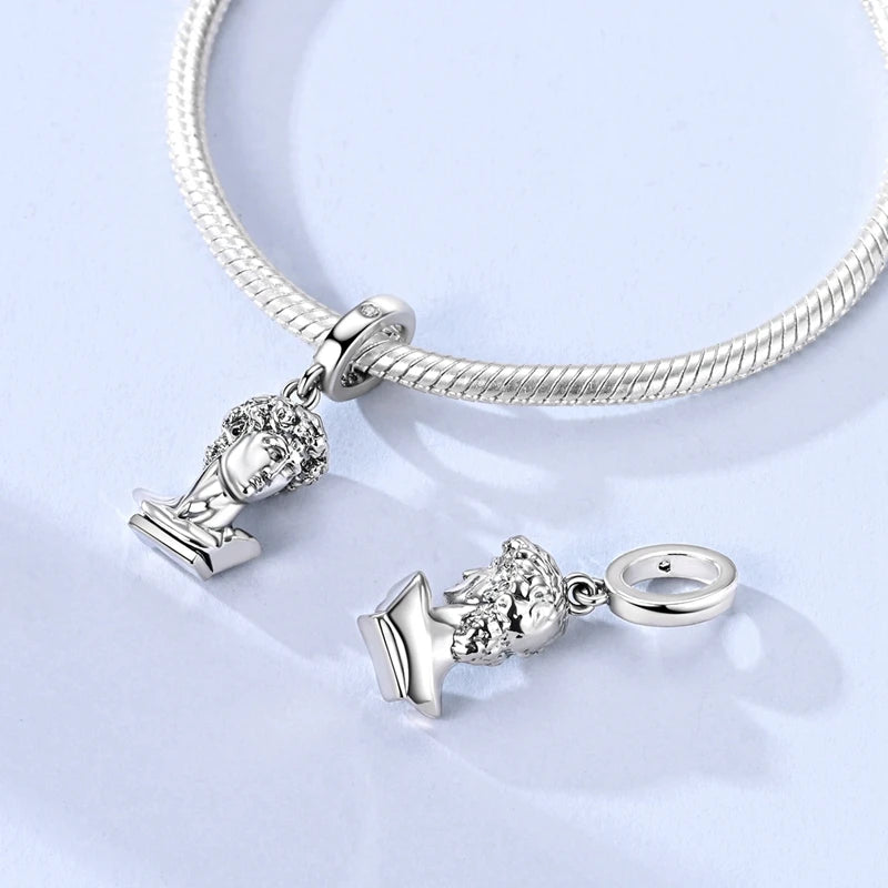 Sterling Silver Golden Clover Charm