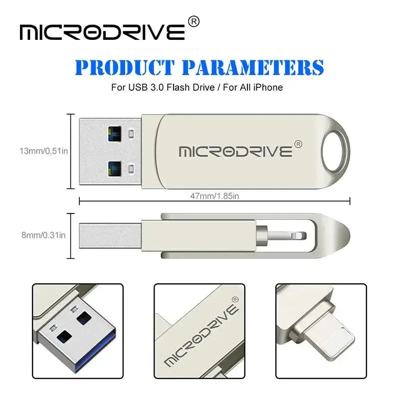 Lightning USB Flash Drive for Fast Data Transfer and More