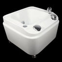 Luxury Massage Foot Bath Basin Electric Spa Footbath Basin with Surging Pump & Shower Head - Relaxation Detoxification Foot Bath