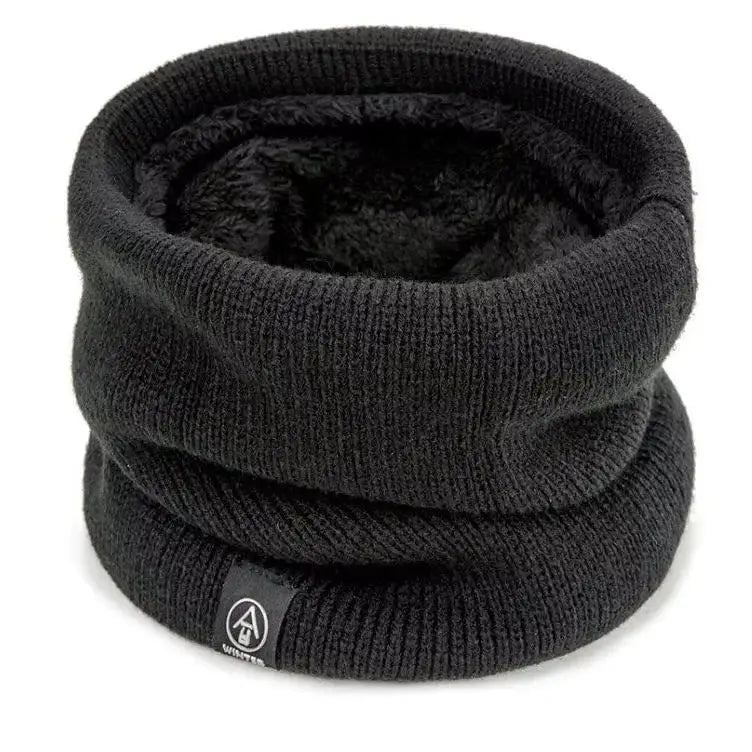 Women Knit Scarf Cashmere Like Solid Winter Snood Cozy