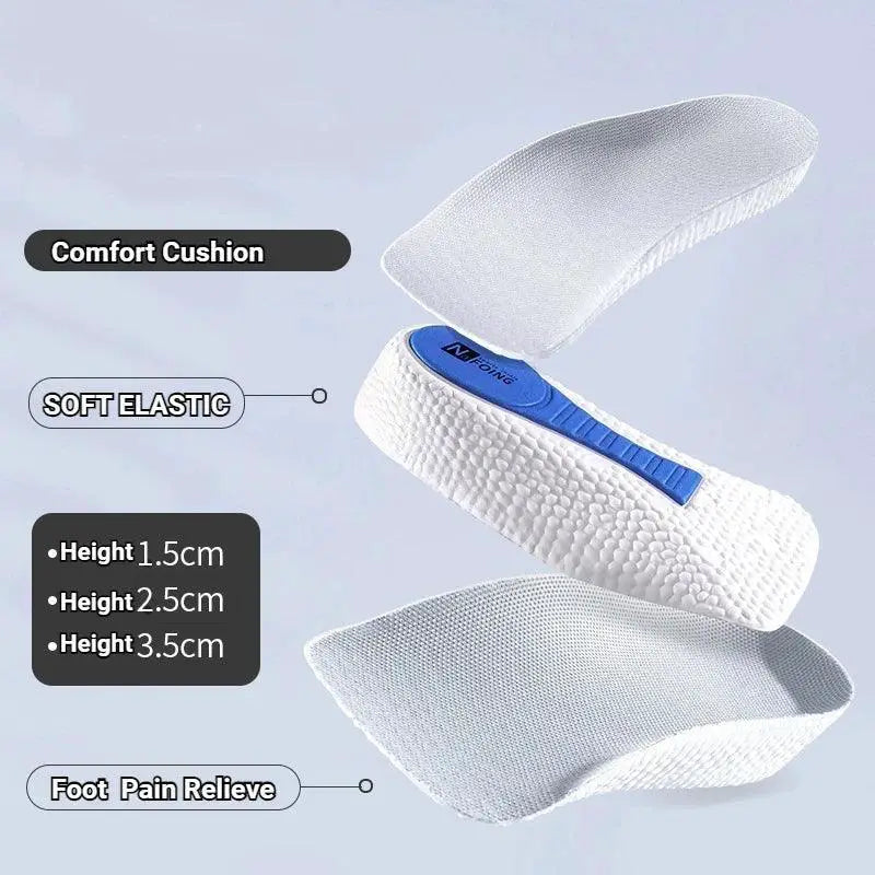 Height Enhancing Arch Support Insoles for Comfort Boost