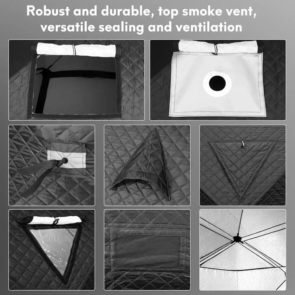 Outdoor Sauna Tent Pro 4 Person All Weather Easy Setup