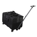 Rolling Pet Travel Carrier for Kittens & Puppies Durable