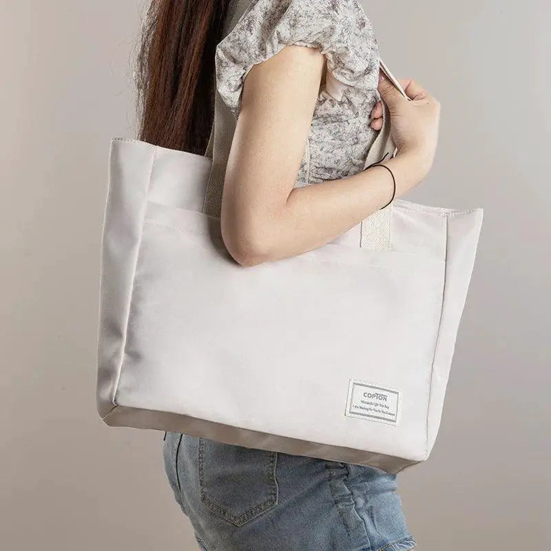 Canvas Laptop Tote Bag Stylish And Shockproof Carry All