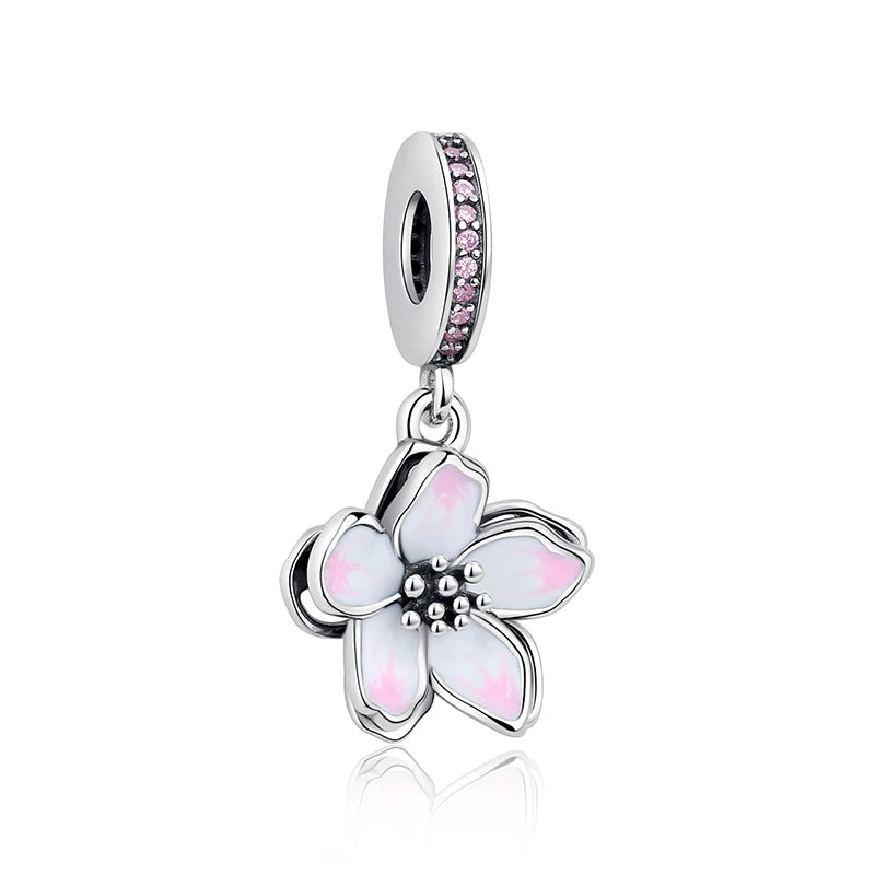 Sterling Silver Charm Firefly Butterfly