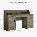 Executive Computer Desk With Drawers
