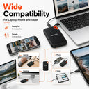 Mini Portable External Hard Drive SSD Type-C Backup Drive