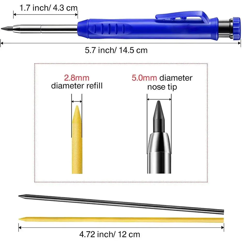 Carpenter Pencil Set Precision Marking Tool for Woodworking