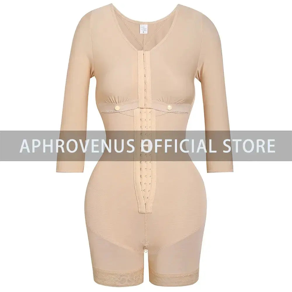 Colombian Long Sleeve Fajas Body Shaper For Women Slimming