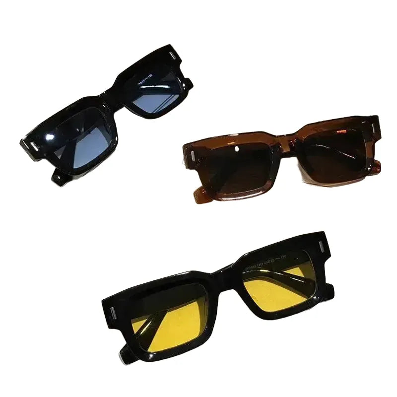 Unisex Ocean Color Square Sunglasses UV Protection