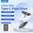 EAGET Mini Car Type-C USB Flash Drive Plug&Play Portable