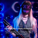 LED Luminous Mask RGB Full Color Face Changing Glowing Mask