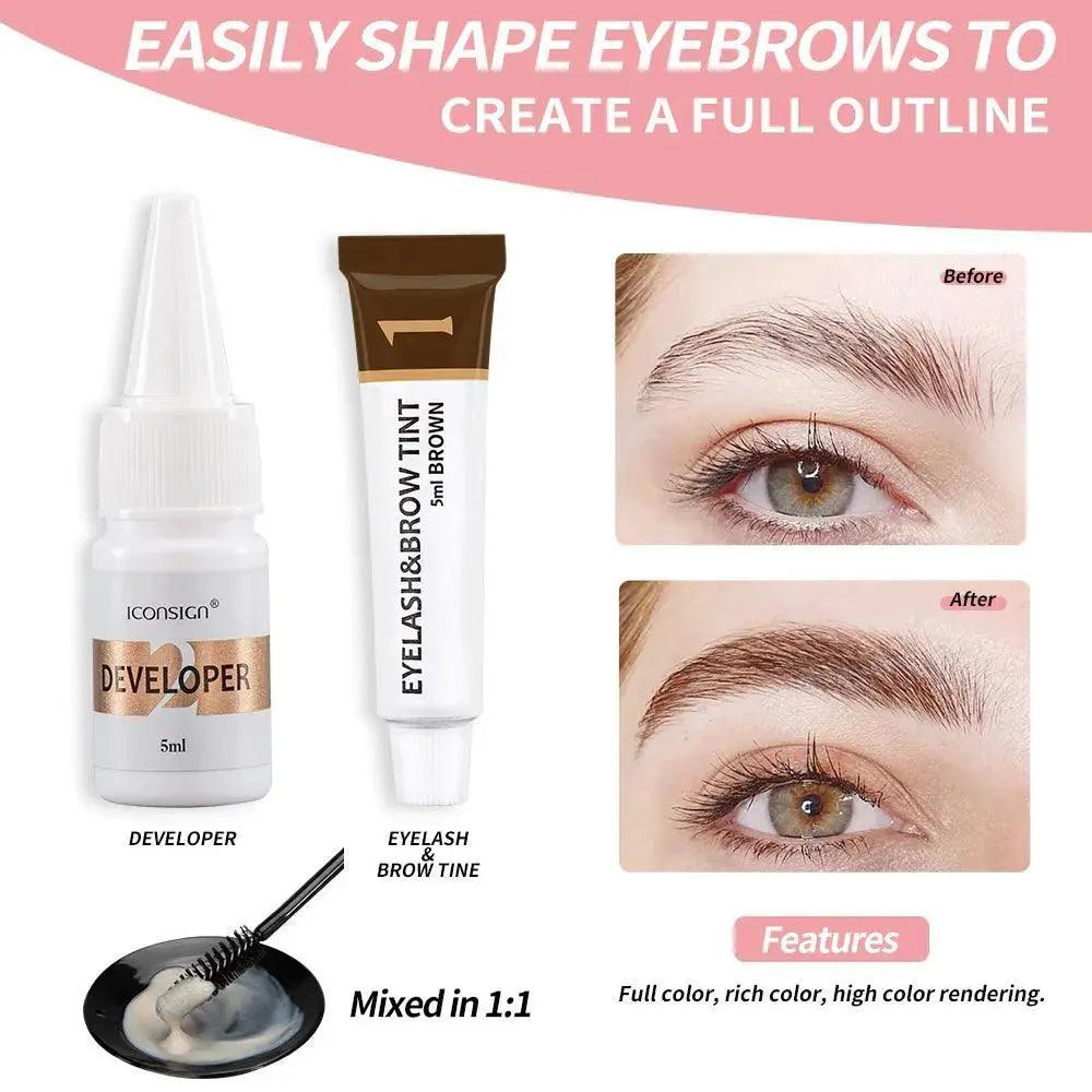Lash Lift and Brow Tinting Kit for Effortless Beauty