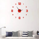 DIY Digital Wall Clock - Silent Luminous Design