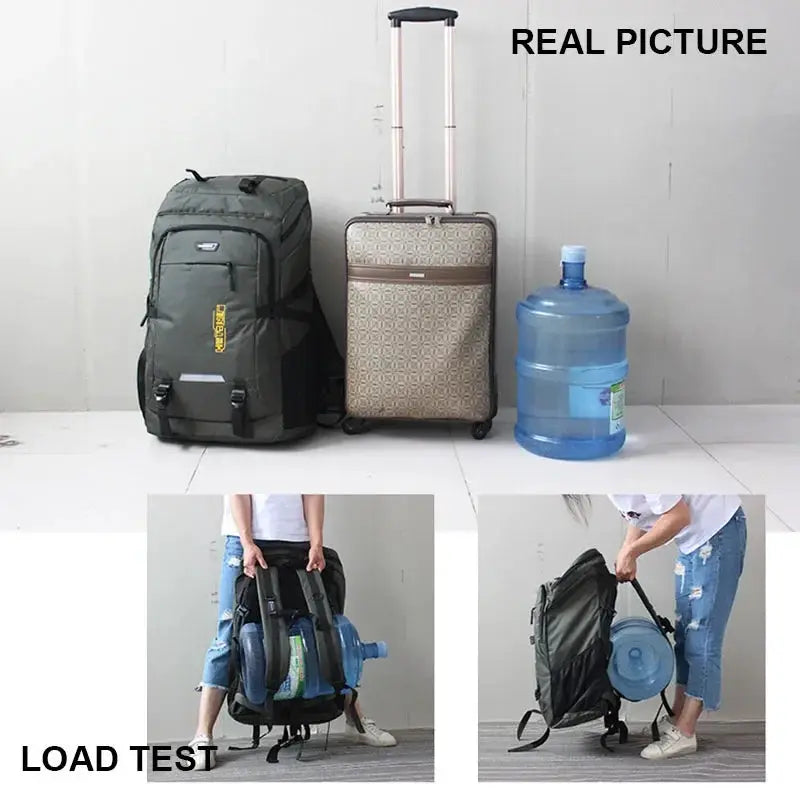 80L 50L Outdoor Backpack For Men Women Travel Rucksack