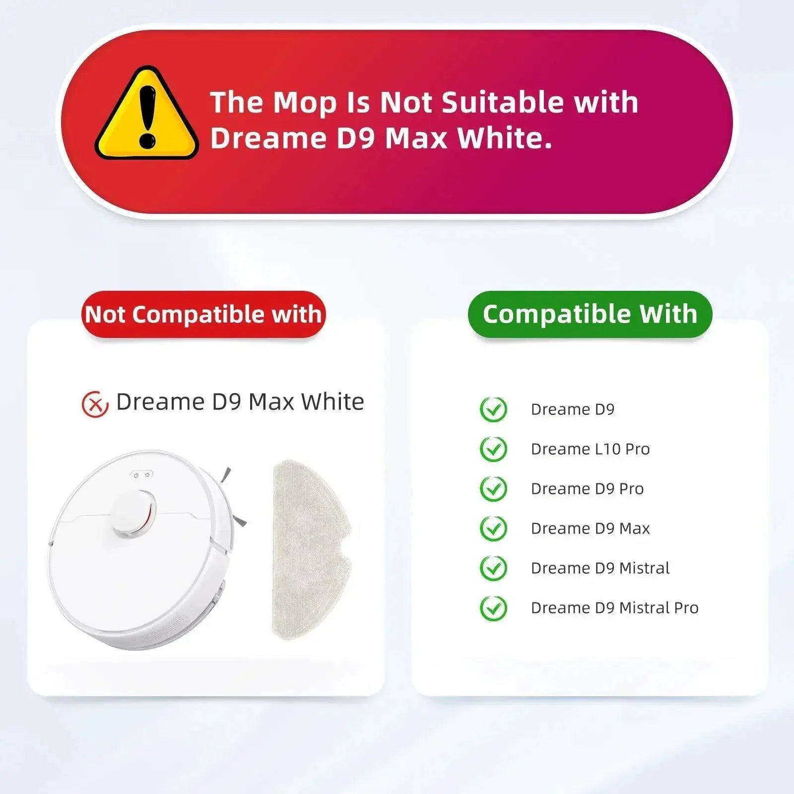 Dreame Robot Vacuum Spare Parts Kit Upgrade L10 Pro D9 Max