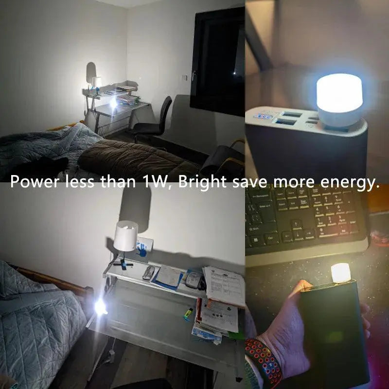 Mini USB Plug Lamp Versatile LED Night Light for Reading