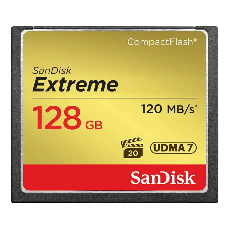 SanDisk Extreme CompactFlash Memory Card 32GB 64GB 128GB UDMA-7 Original CF Card for Canon Nikon Camera Max 120Mb/s