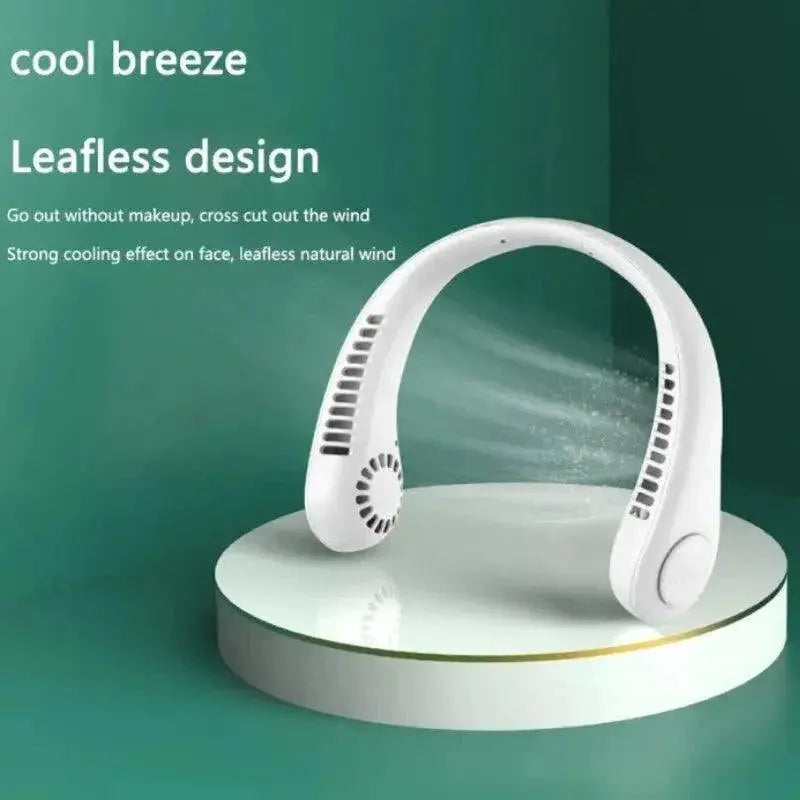 Bladeless Neck Fan Experience Cool Safe Portable Airflow