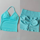 Yoga Set Breathable Sexy Halter Sports Bra