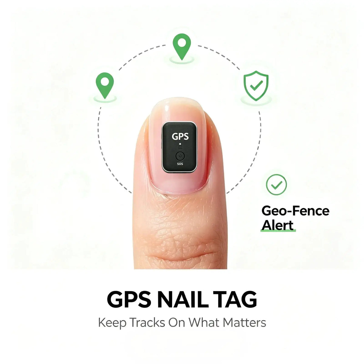 Mini Magnetic GPS Tracker, ‑Time Hidden Tracking G2 Battery — product view 1