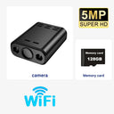 5MP WIFI Mini Camera HD Built-in Battery Human Tracking IP Remote Monitoring Camcorders IR Night Vision Body Protable Camera