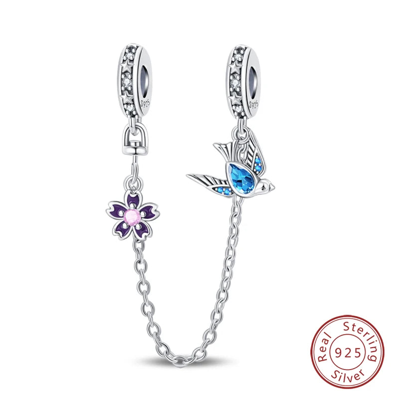 Real Sterling Silver Stars Moon