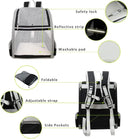 Portable Bubble Pet Carrier with Clear Window and Seatbelt Attachments
