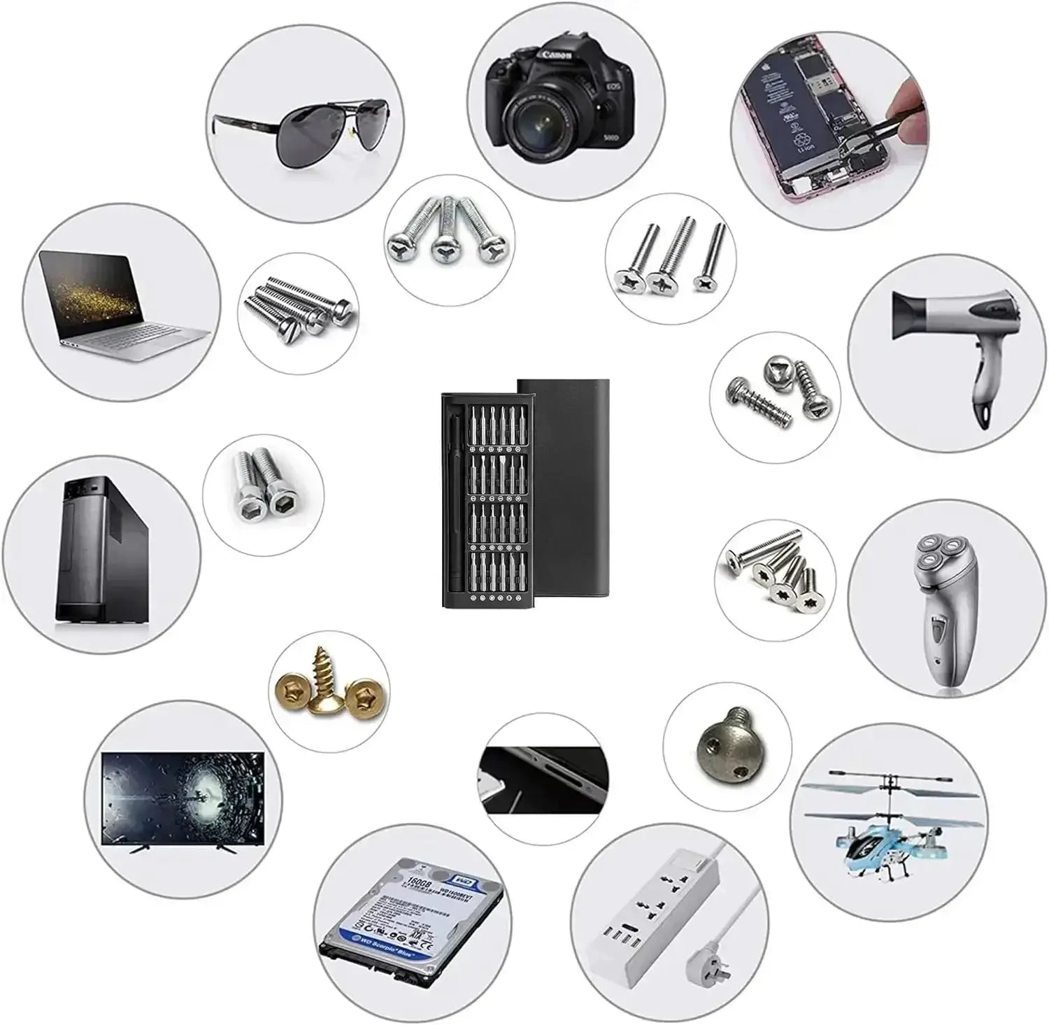Precision Screwdriver Set 25 In 1 Mini Repair Tool Kit