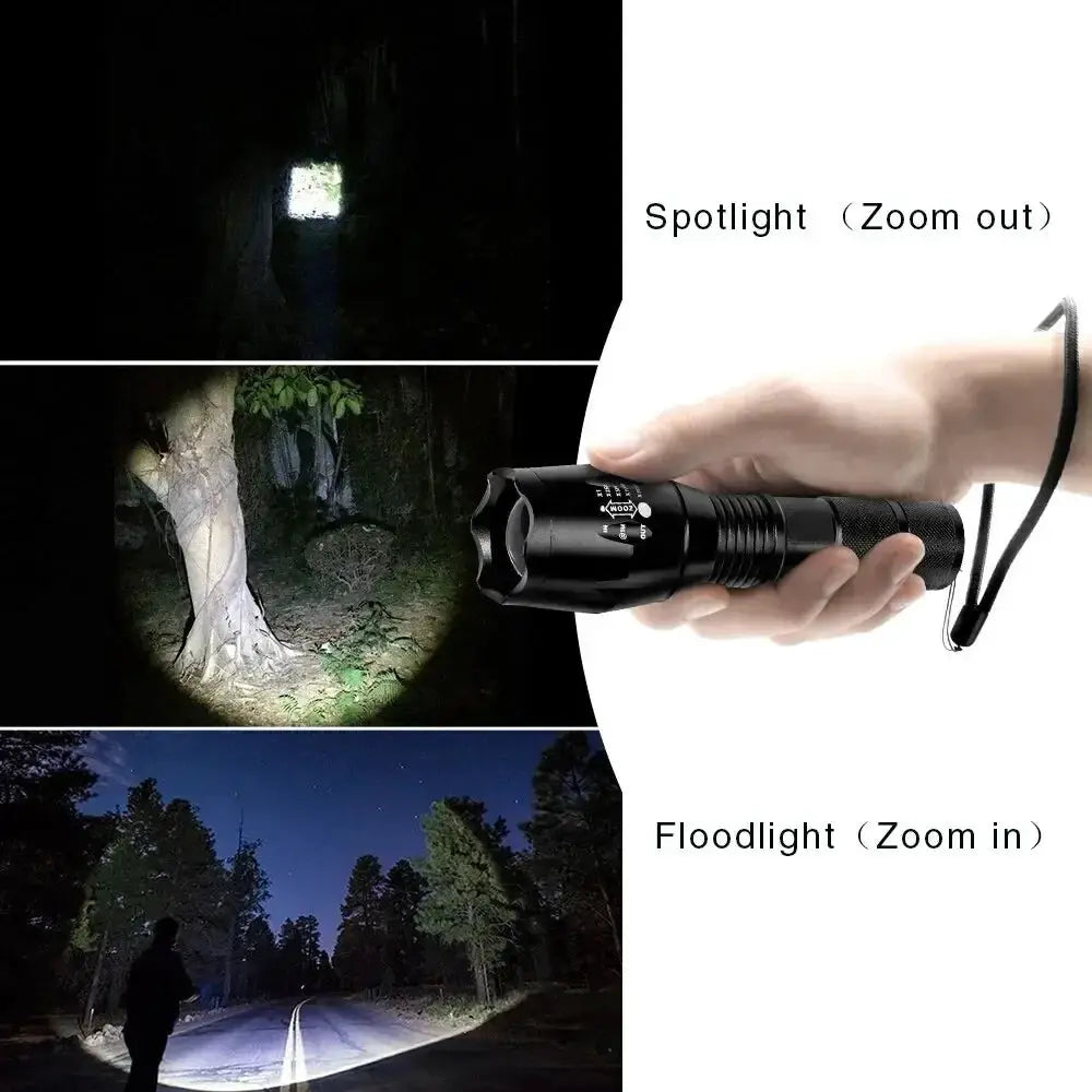 High Power LED Flashlight Camping Torch - OurLum.com