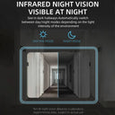 Solar Wireless Outdoor Video Doorbell 2K IP65 Weatherproof Never Miss A Visitor