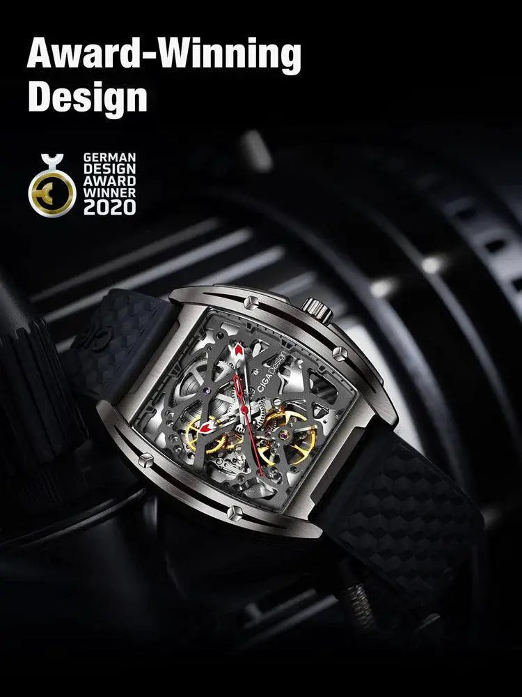 CIGA Design Z Series Titanium Skeleton Watch Luxury