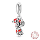 Red Series Charm Beads Sterling