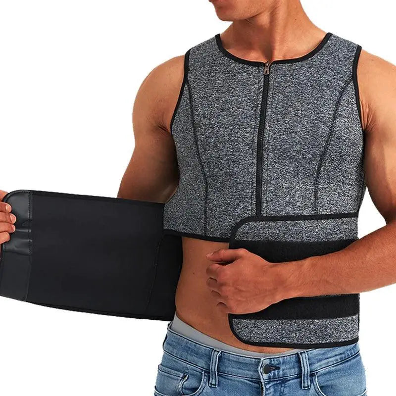 Mens Sauna Sweat Vest For Fat Loss And Goal Achievement