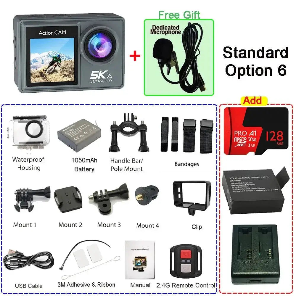 Stable Footage Action Camera - Surfing – Standard Option 3 / With Touch Screen product view 9