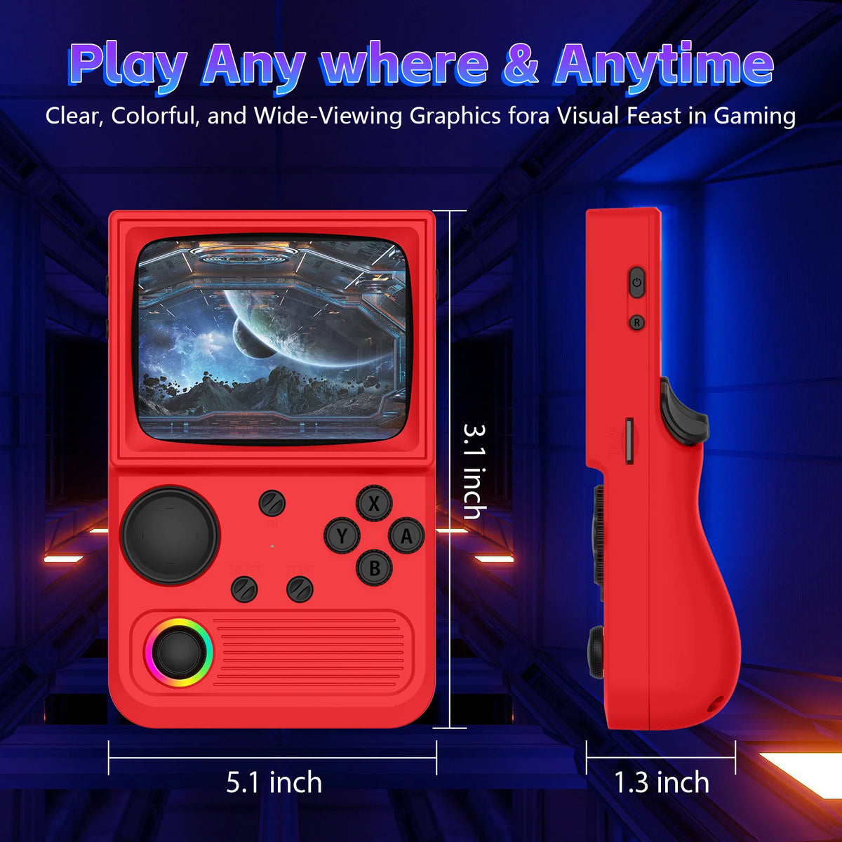 Rg Retro Tv Handheld Game