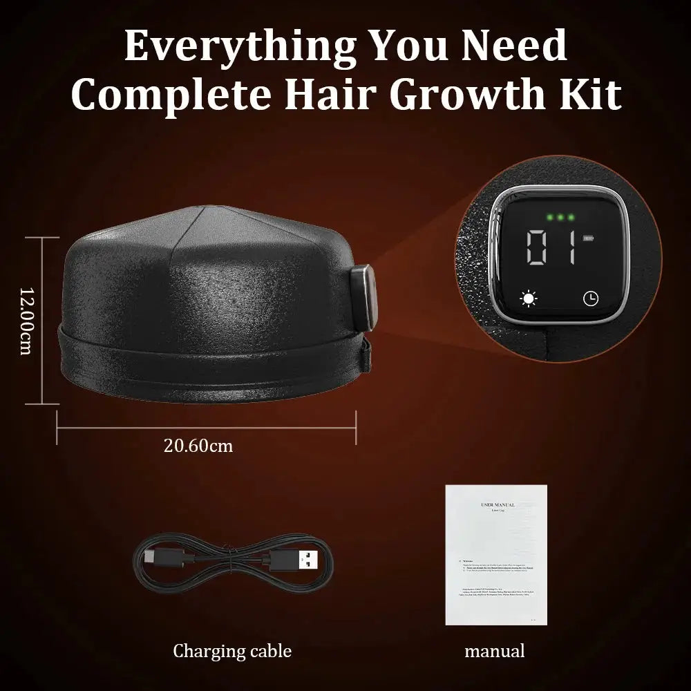 Red Light Therapy Helmet Anti Hair Loss Cap for Men — product view 9